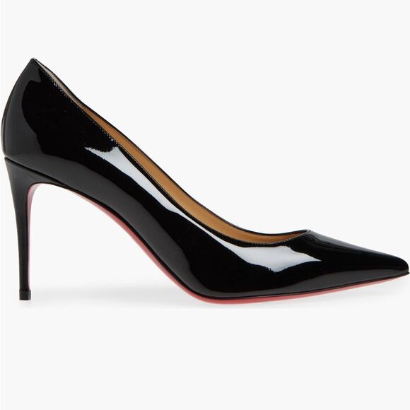 Christian Louboutin Dust Bag So Kate Black Patent Leather Pointed Toe 11 $895 - Picture 14 of 16